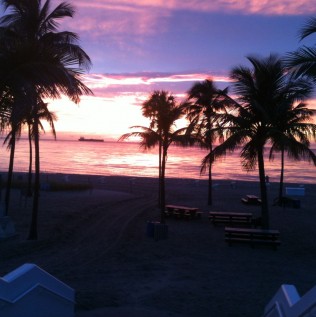 Bahia Mar Beach sunrise